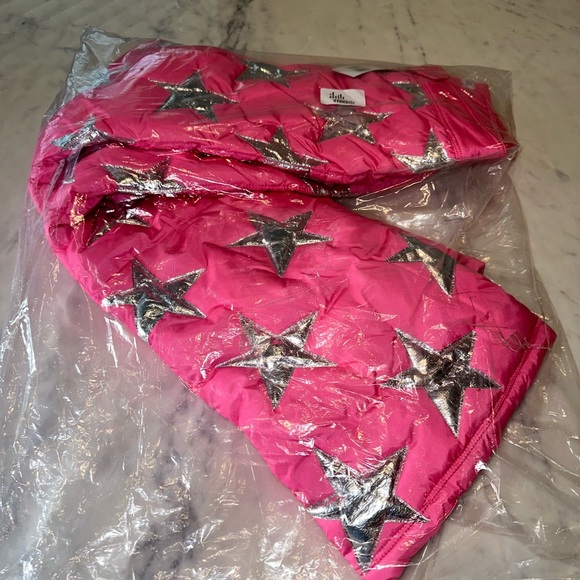 ERL Pink Star Puffer Pants Snowboarding Pants - Picture 9 of 9